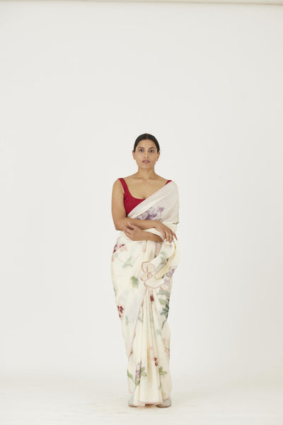 JULIET WHITE SAREE