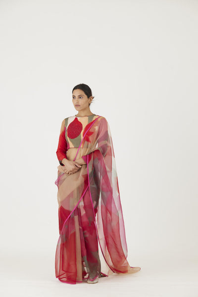LEI LANI RED SAREE