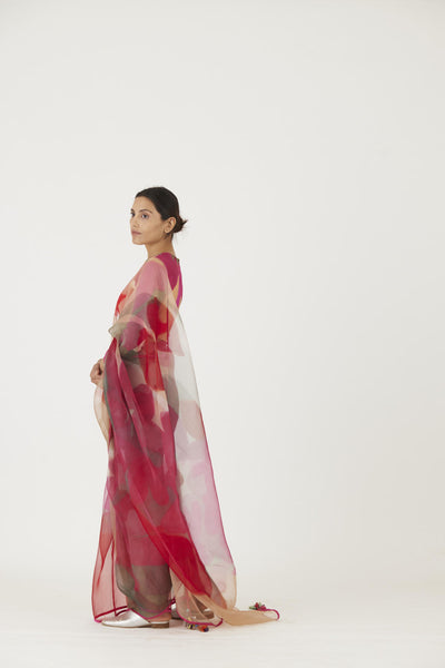 LEI LANI RED SAREE