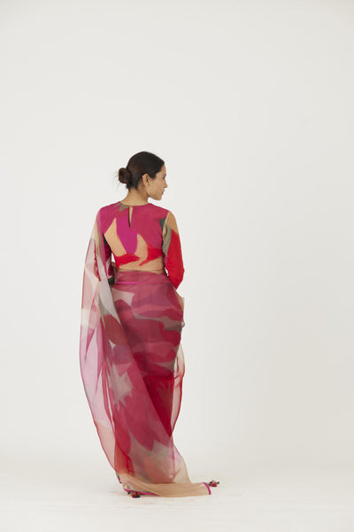 LEI LANI RED SAREE