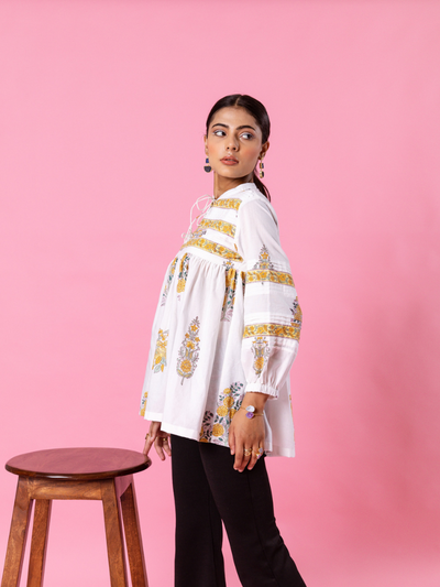 Yellow Florencia Top