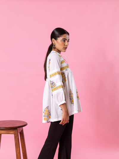 Yellow Florencia Top