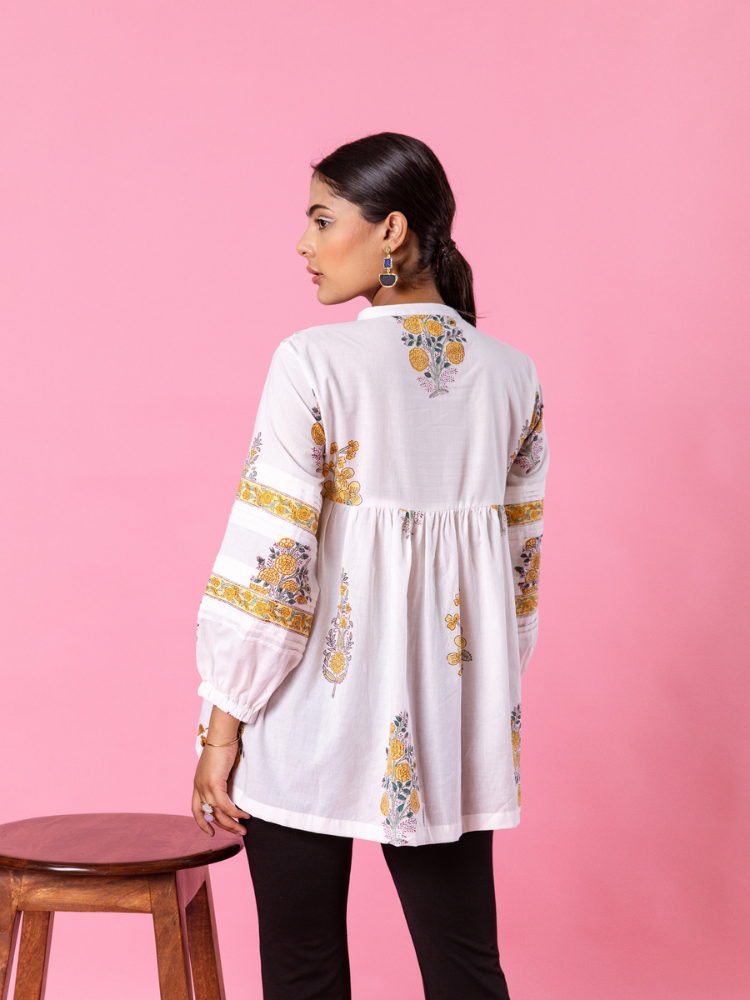 Yellow Florencia Top