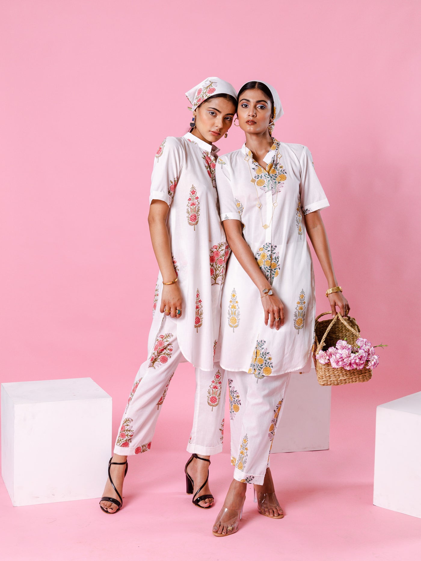 Pink Dahlia Co-Ord Set