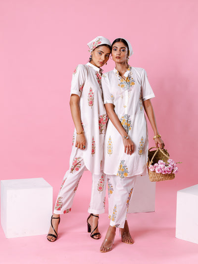 Pink Dahlia Co-Ord Set