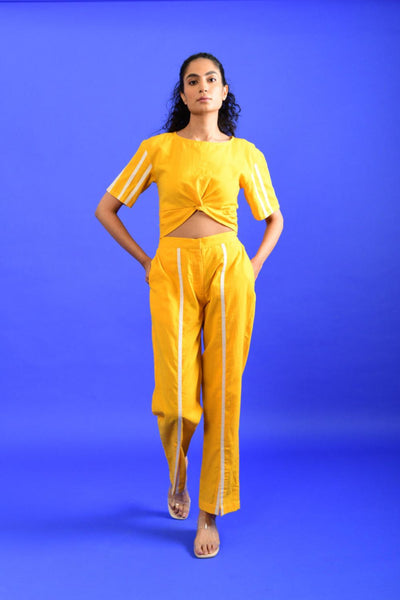 ICED MANGO KNOTTED DRESS