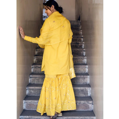AMEERA (Sharara-Yellow) (set of 3)