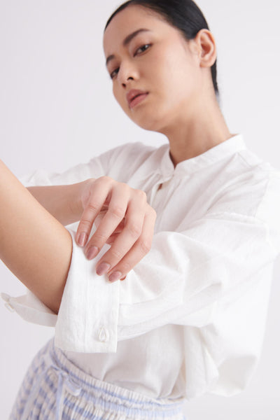 Handloom Khadi Cotton in White