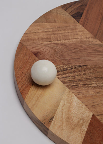 Raised Wooden platter