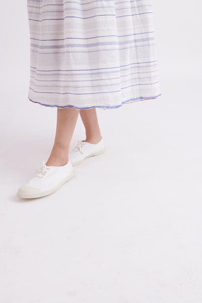 Handloom High Twist Cotton in Single Stripes