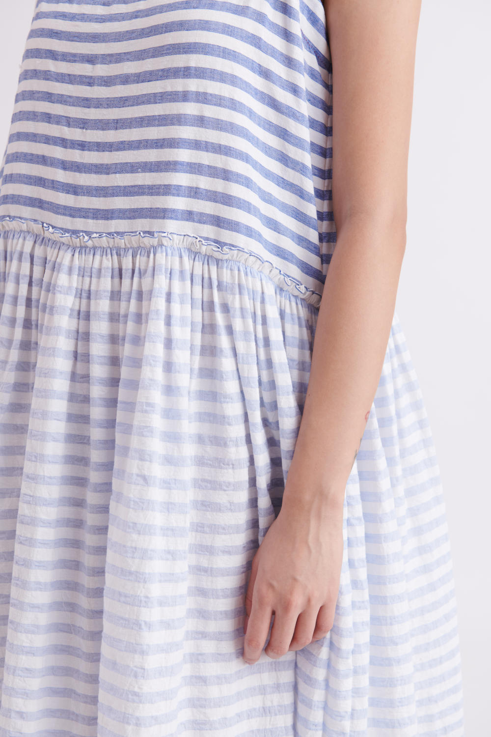 Handloom High Twist Cotton in Stripes