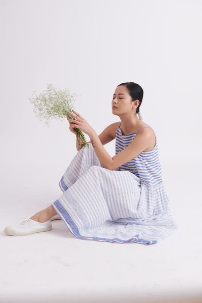 Handloom High Twist Cotton in Stripes