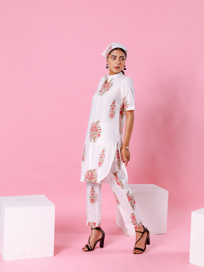 Pink Dahlia Co-Ord Set