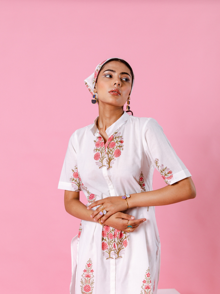 Pink Dahlia Co-Ord Set