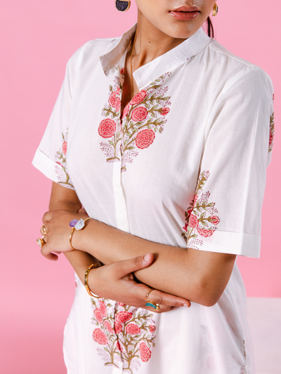 Pink Dahlia Co-Ord Set