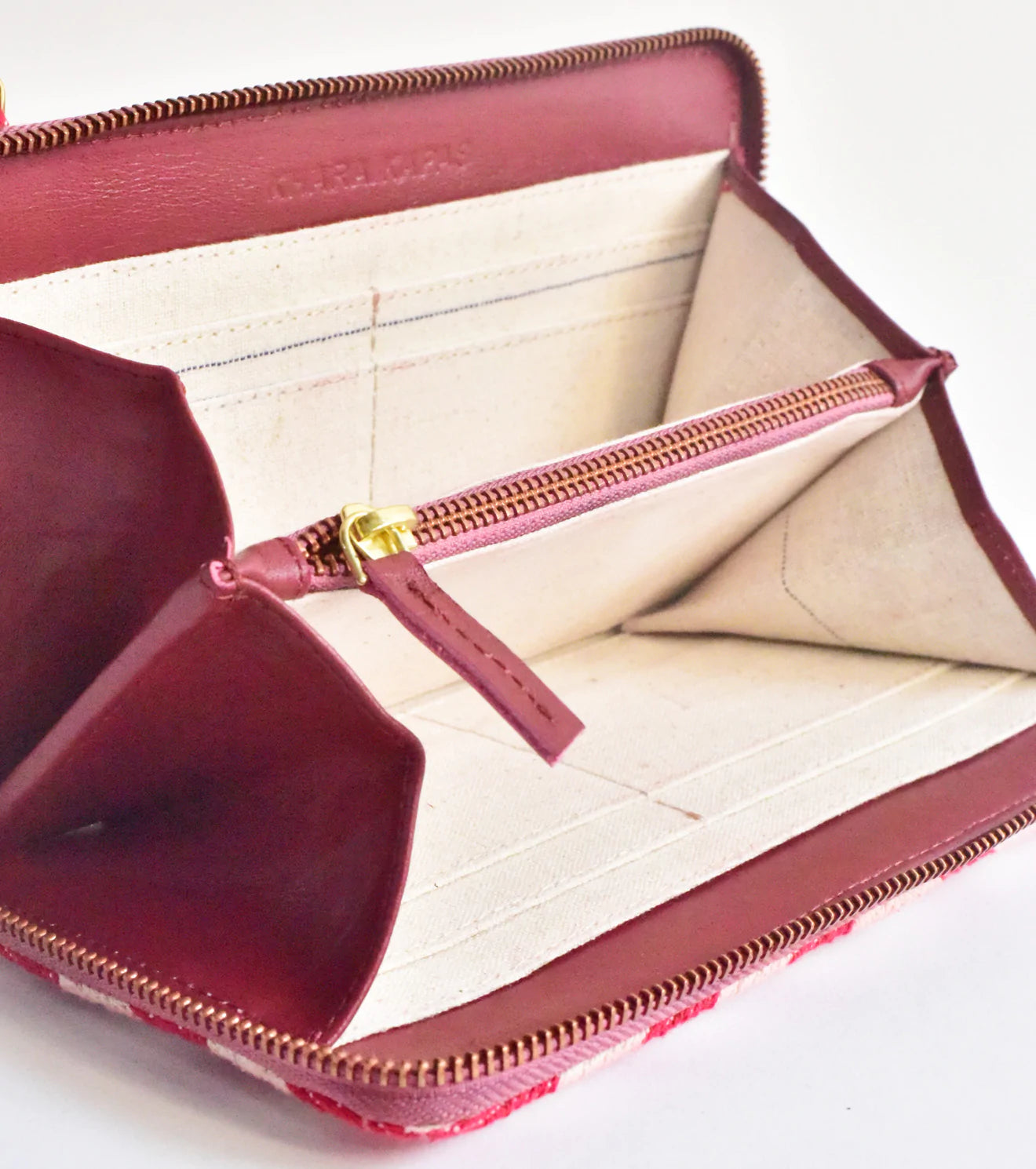 Stripe-it-red Clutch