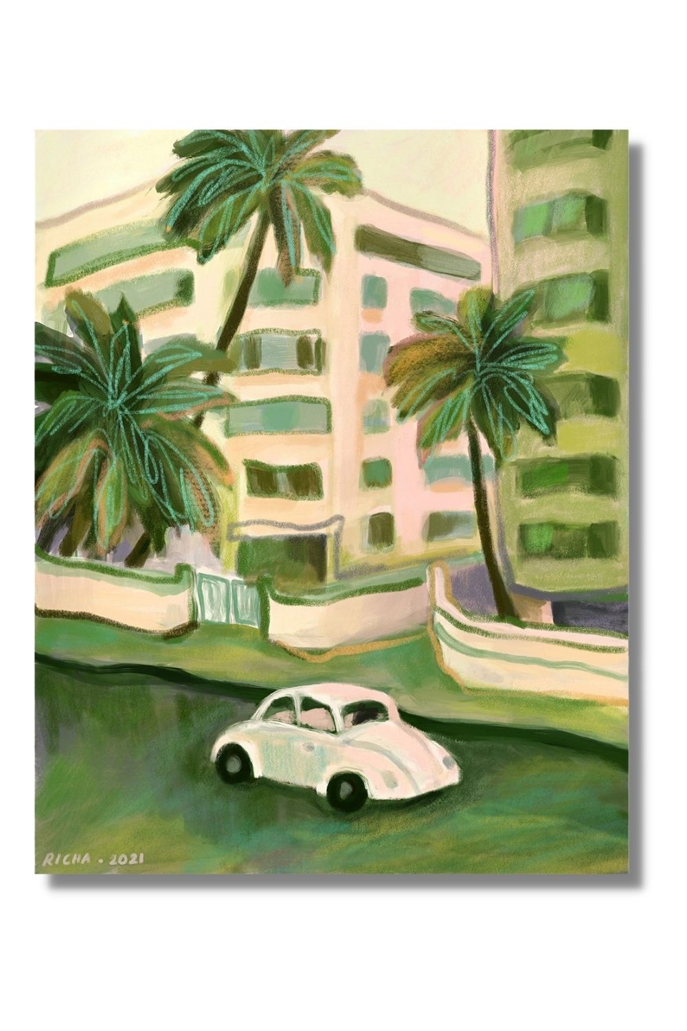 70s Marine Drive Art Richa Kashelkar