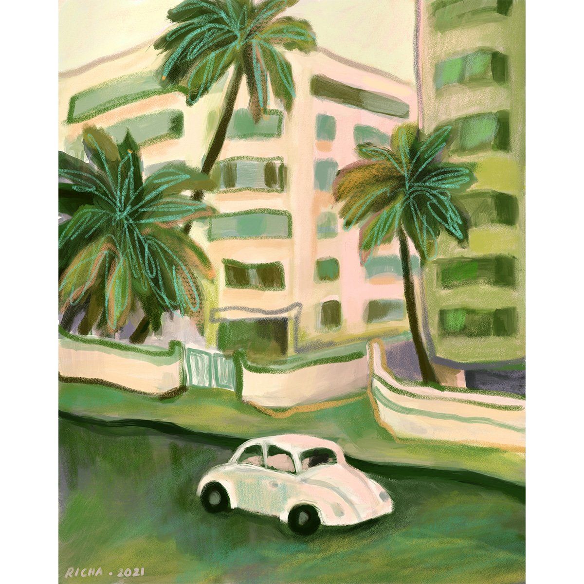 70s Marine Drive Art Richa Kashelkar