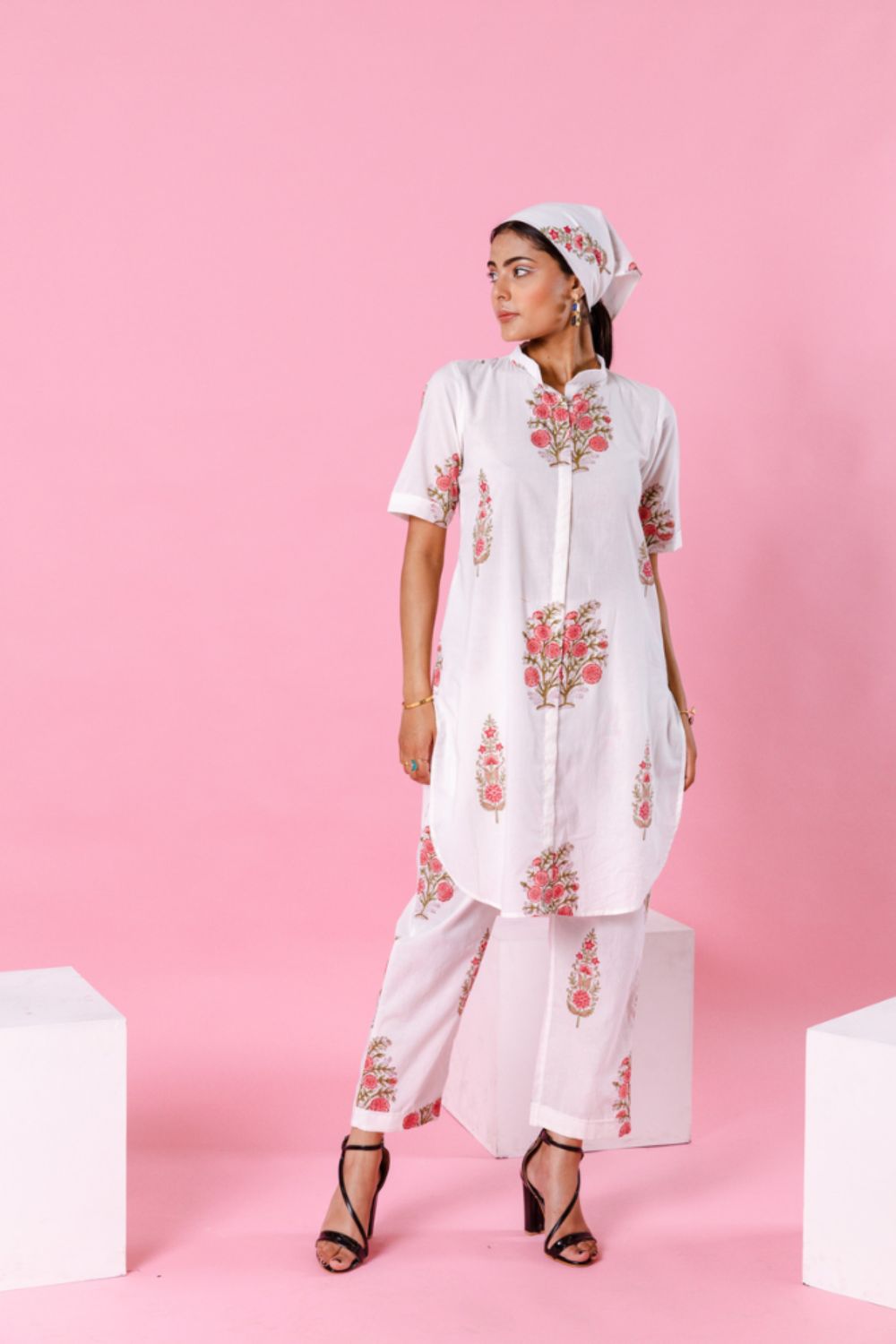Pink Dahlia Co-Ord Set
