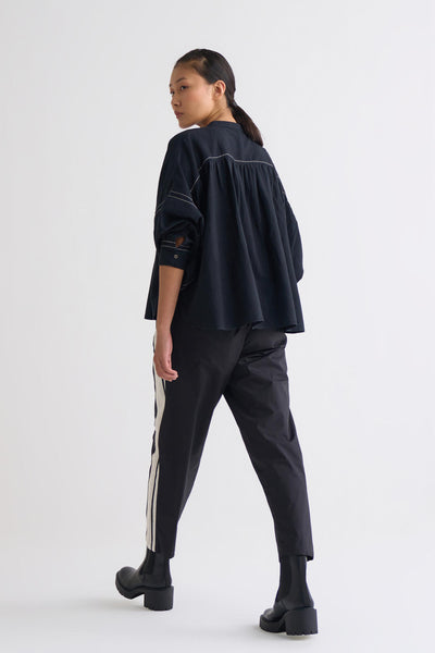 Bat Sleeve Top Co ord - Black