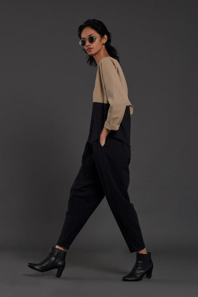 Beige & Black Rekin Set