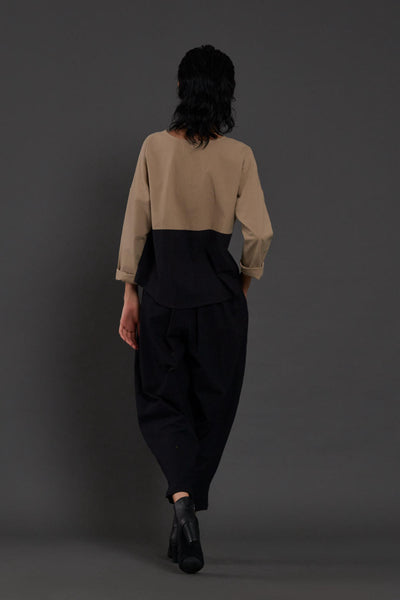 Beige & Black Rekin Set
