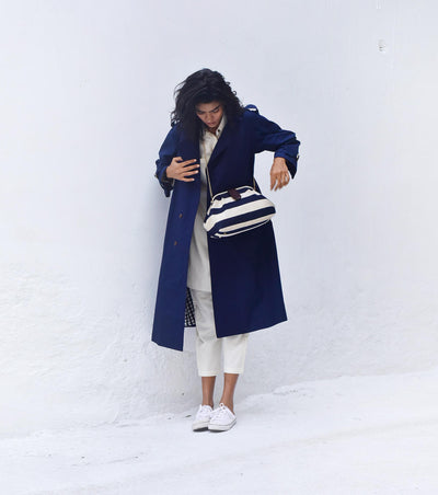 Blue Sage Trench Coat