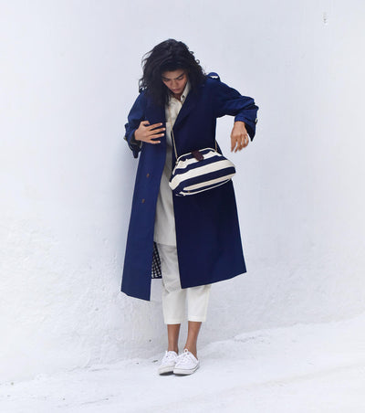Blue Sage Trench Coat