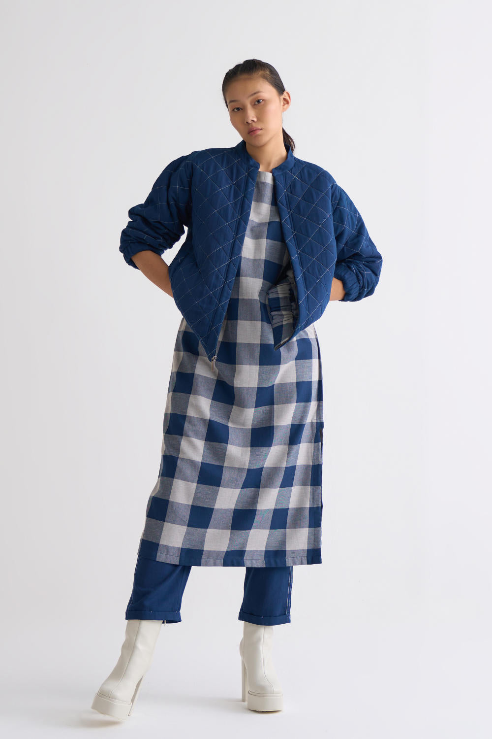 Bomber Jacket Co-ord - Navy