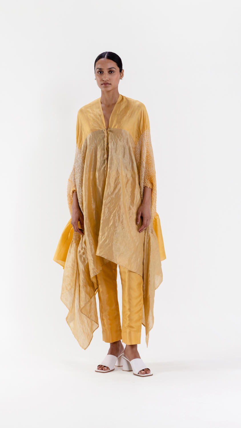 SEGMENT SHIRT - METALLIC YELLOW