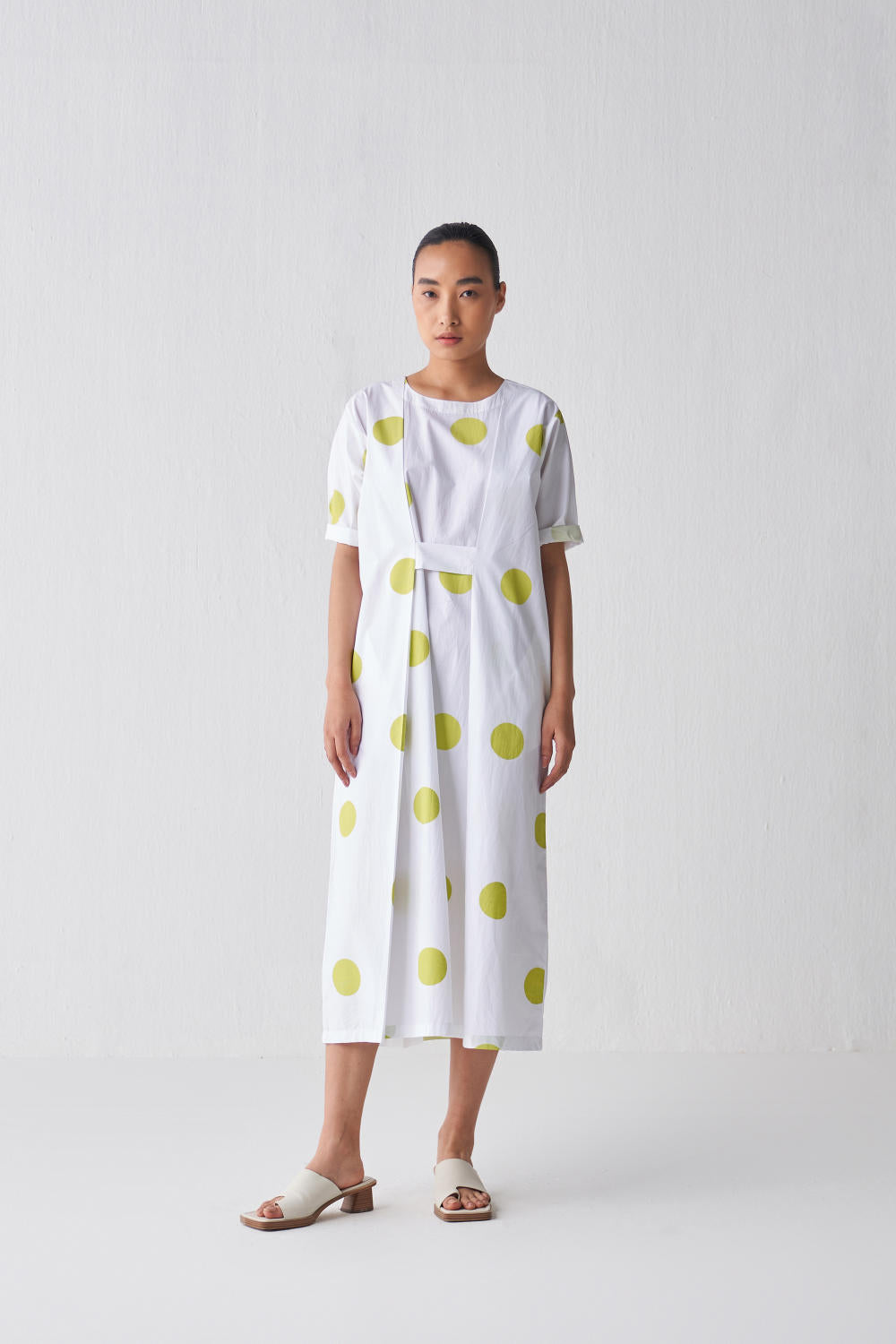 KNIFE PLEAT DRESS