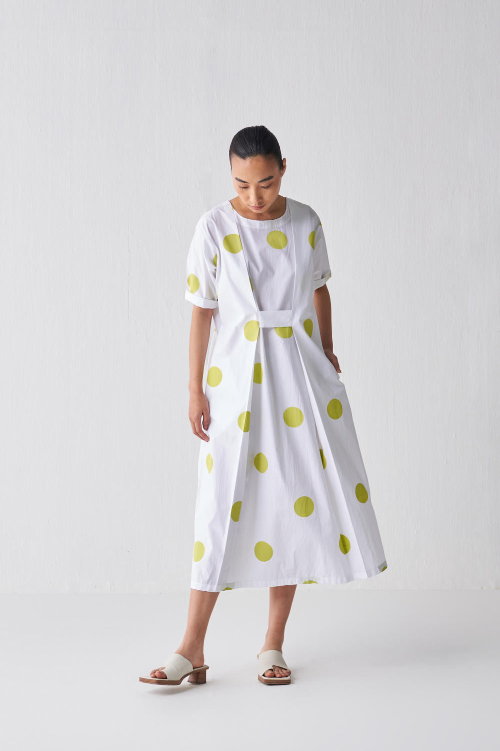 KNIFE PLEAT DRESS