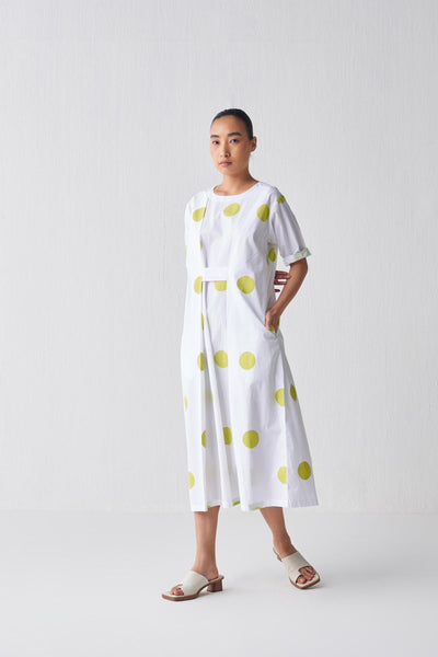 KNIFE PLEAT DRESS