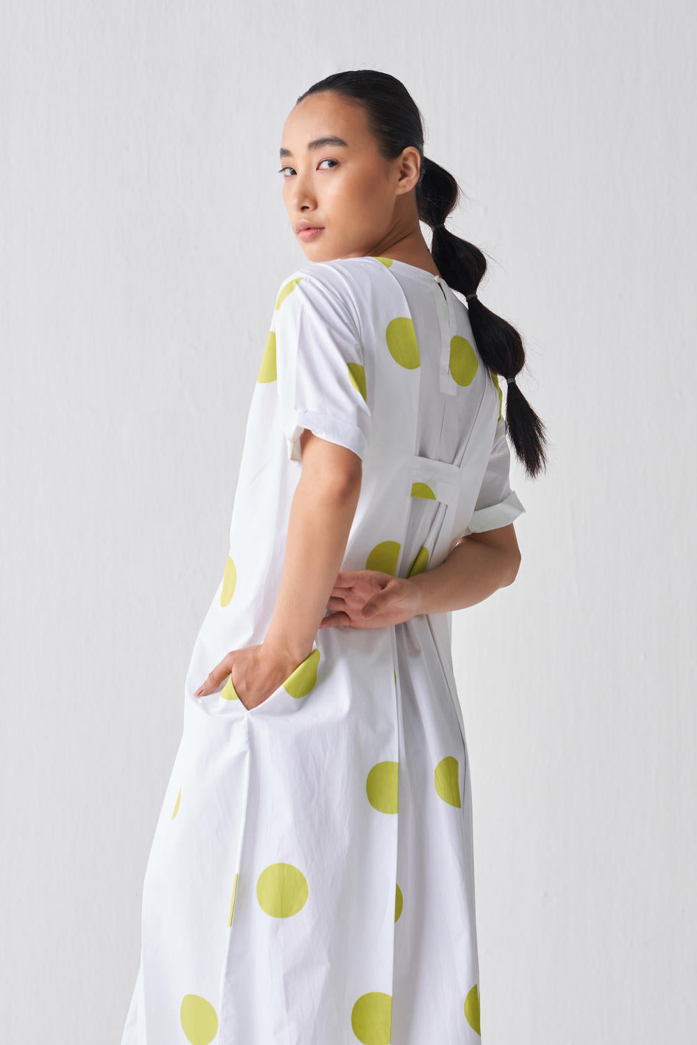 KNIFE PLEAT DRESS