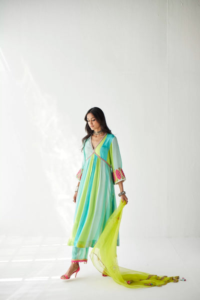 FEROZY BELL SLEEVE KURTA SET