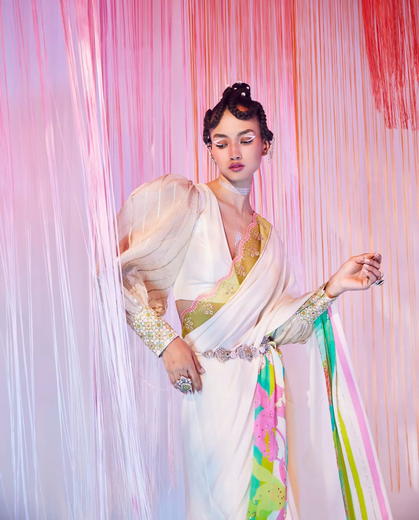 IVORY ORCHID SARI