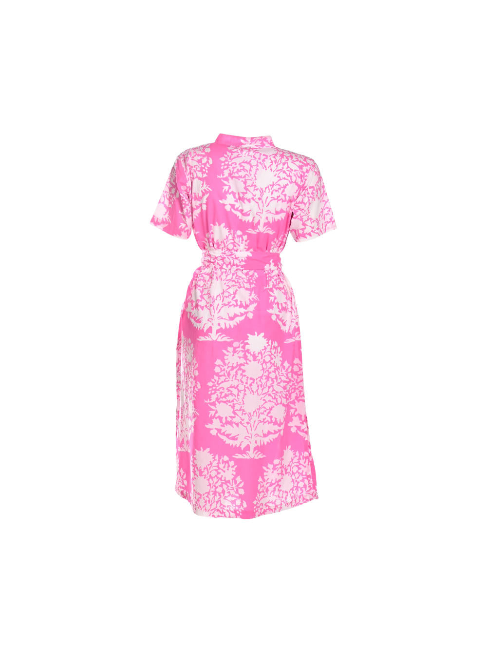 FUSCHIA PRINT DRESS