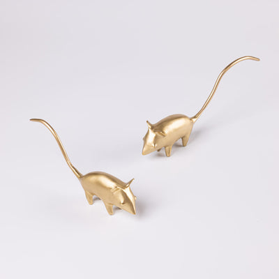 Decorative Brass Mouse
