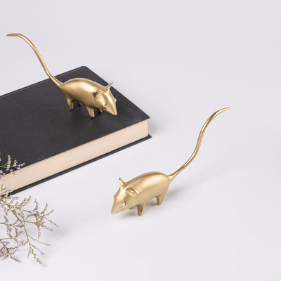 Decorative Brass Mouse