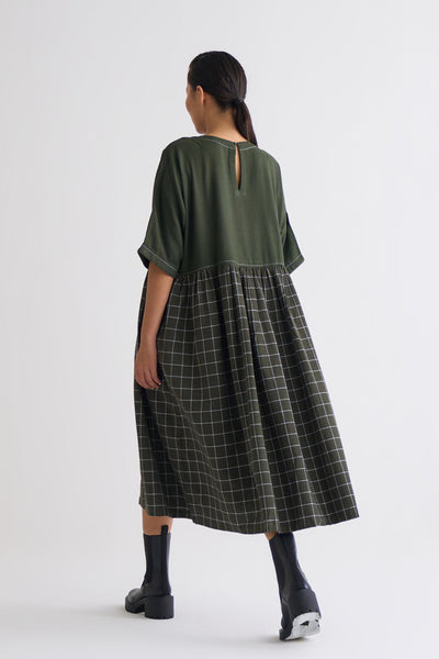 Dolman Dress Co-ord - Olive