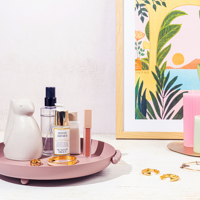 Elan Trinket Tray - Dusty Pink