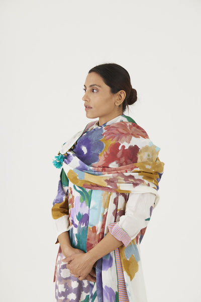 FARAH WHITE DUPATTA