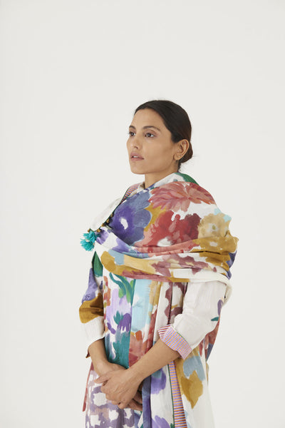 FARAH WHITE DUPATTA