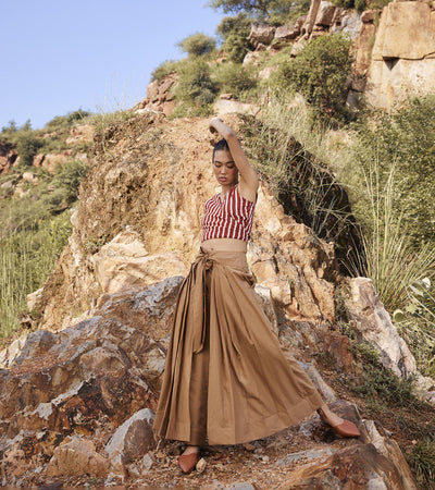 Lost In Chase Pleated Trouser