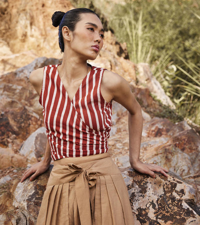 Threads Of Hope Wrap Top