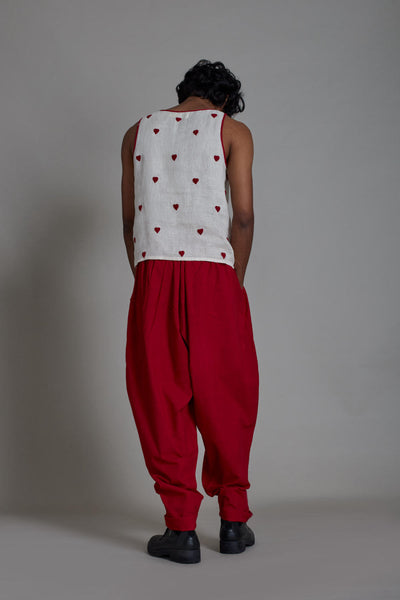 LINEN TANK SET-HEARTS