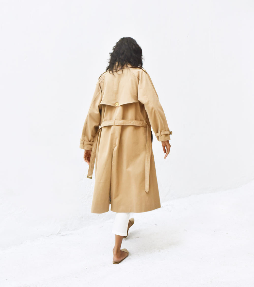 Latte Trench Coat