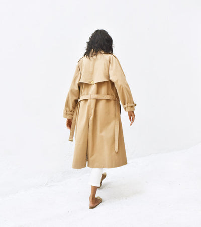 Latte Trench Coat