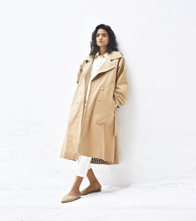 Latte Trench Coat