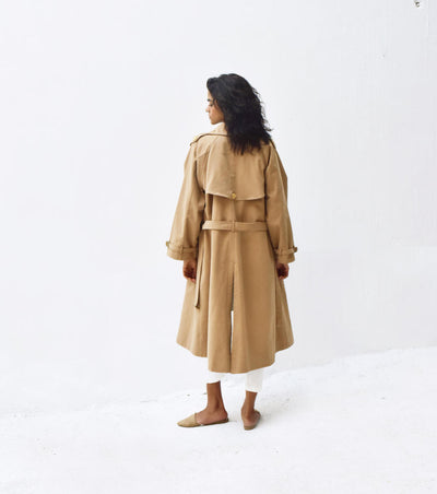 Latte Trench Coat